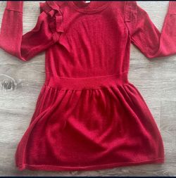 Little Girls 6/6x red Dress