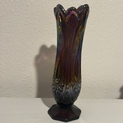 Beautiful Carnival Glass Vase