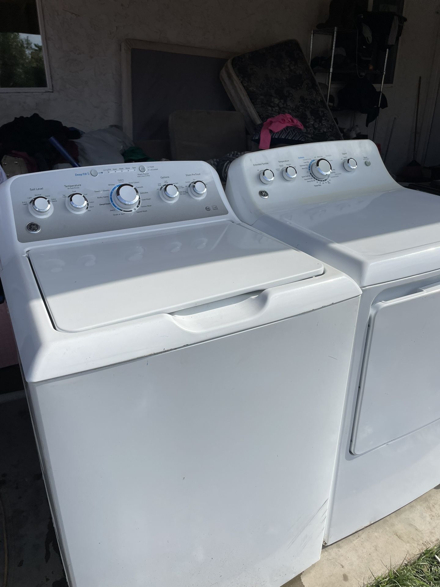 General Electric Washer And Electric Dryer