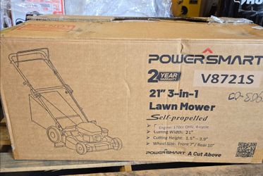 PowerSmart 21 in. 170cc OH 4-stroke engine 3-in-1 Gas Self Propelled Lawn Mower