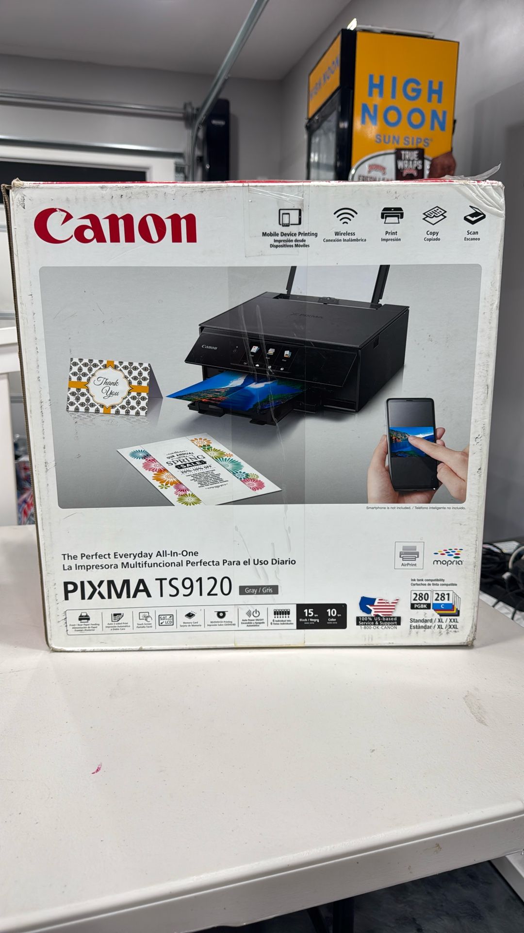 Open Box Canon Pixma Ts9120 Wireless All-In-One Printer