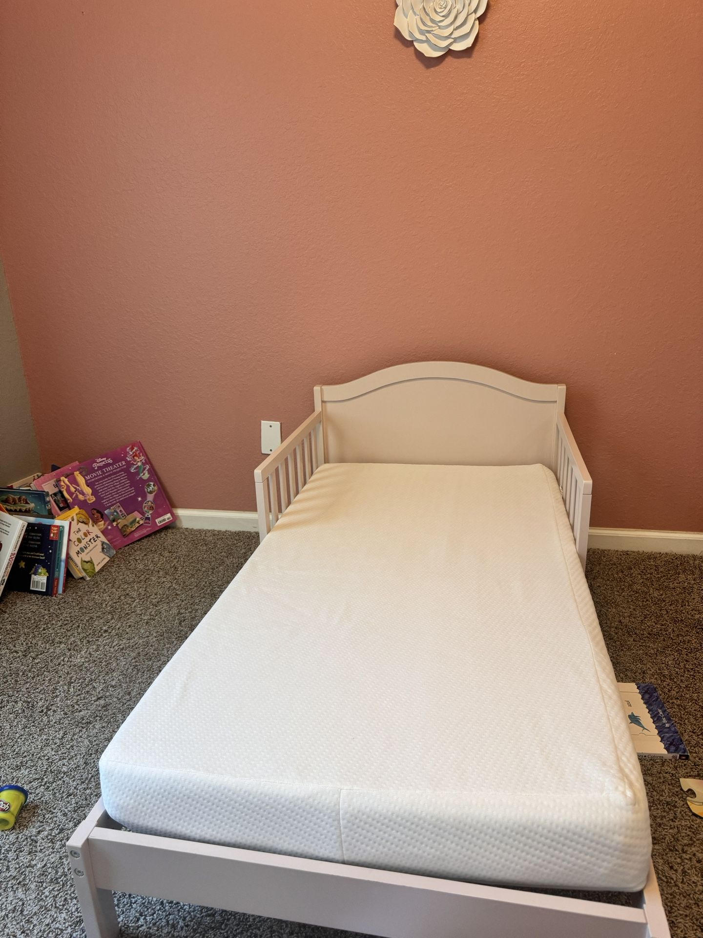 Toddler Bed, Night Stand and Dresser