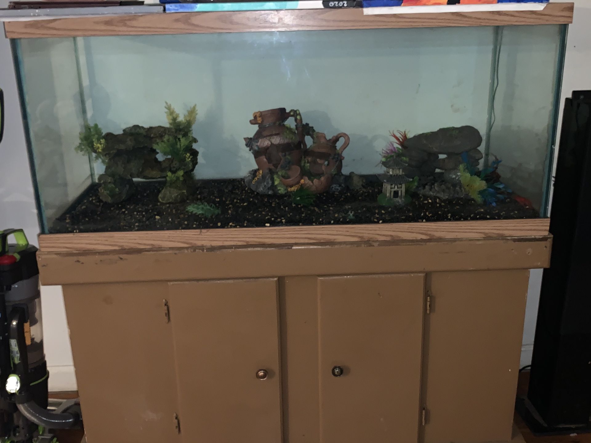 $150 - 75 gallon fish tank and stand