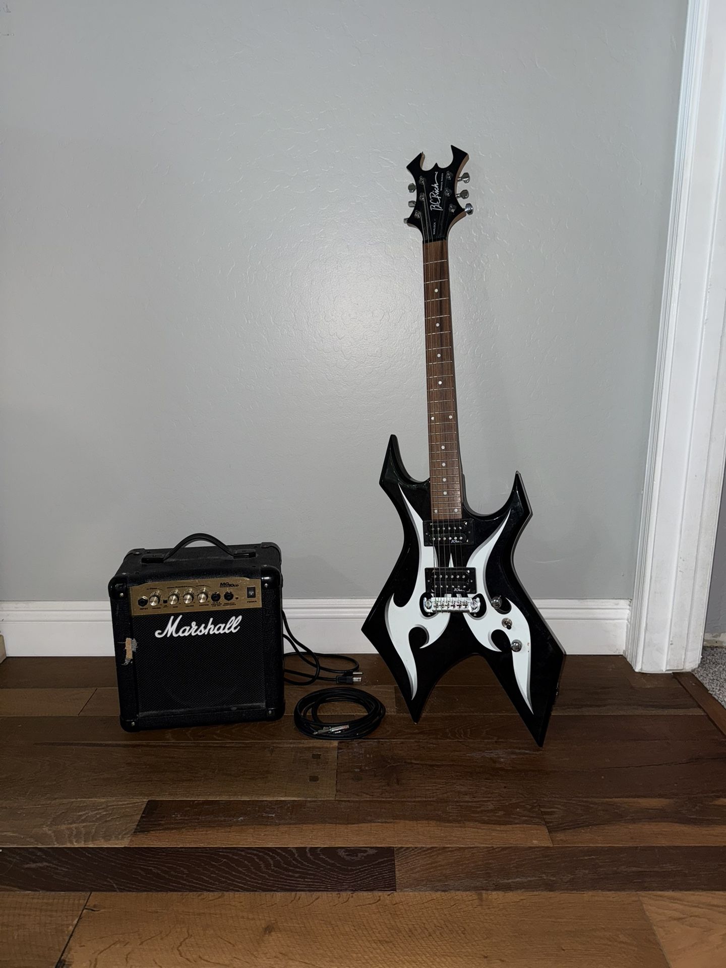 Electric Guitar And Amp
