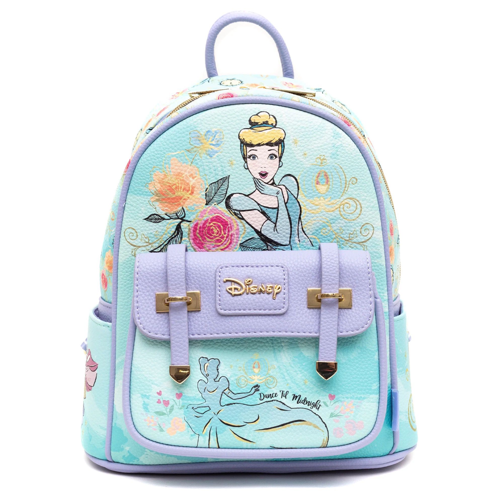 NEW WondaPop Disney Princess Cinderella 11” Vegan Leather Mini Adult Backpack