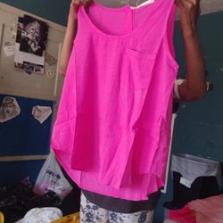 Pink Blouse Size Medium 