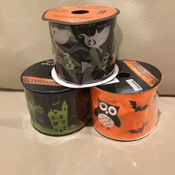 New Halloween 🎃 Ribbon. Use As Streamers , On Gifts, Hair Decorating Etc . 