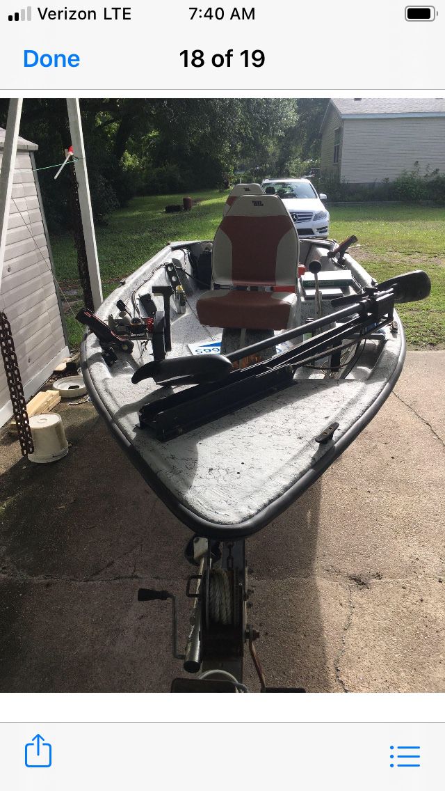 14Foot With A Honda 20  HP, best offerText for avai 14Foot With A Honda 20  HP, best offerText for availability to be seen Monday Tuesday And Sundays 