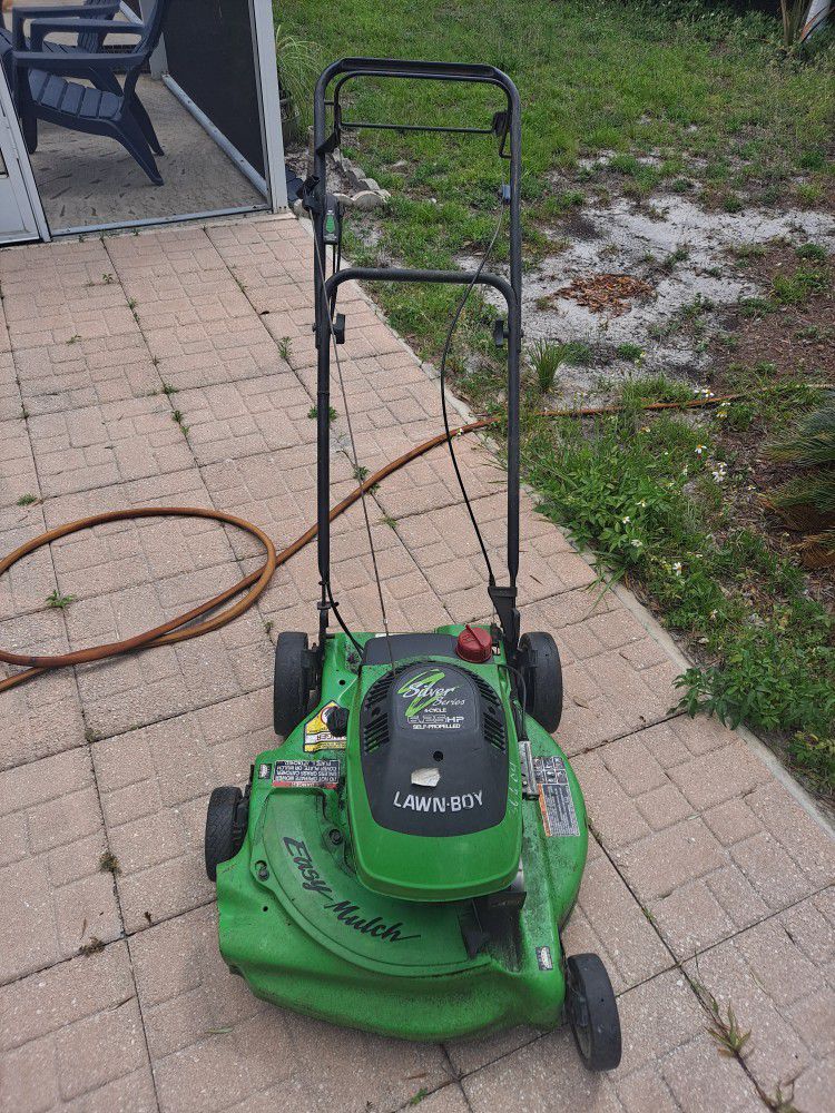 Lawnmower Selfperpelled Lawn Boy 6.25hp 4 Cycle Wheels Have No Tread Been Sitting In My Shed Obo...