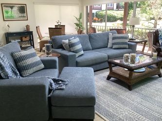 Ashley Furniture sofa, oversized chair & ottoman