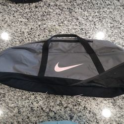 Nike softball bat and equipment bag