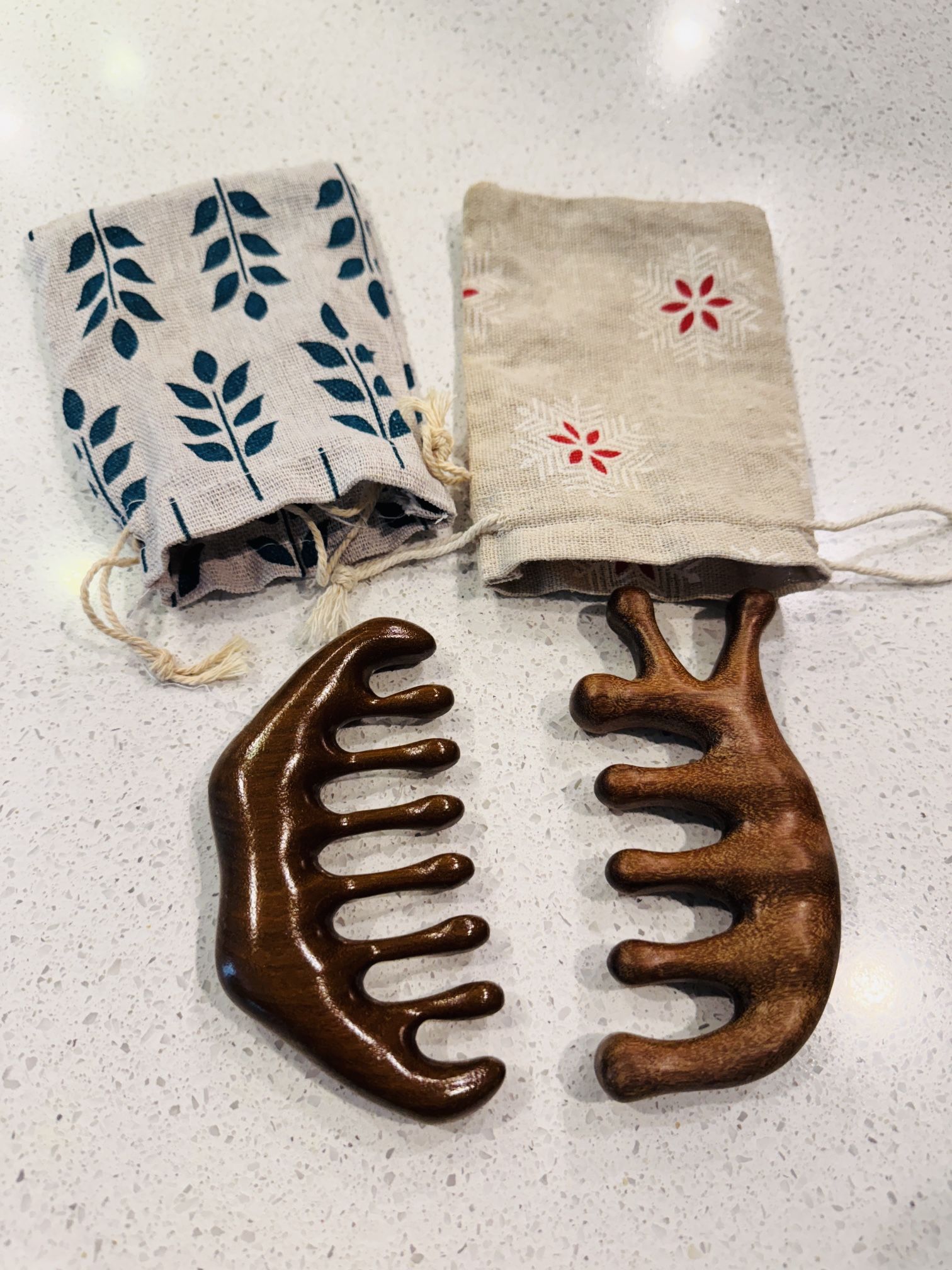 Wooden Combs For Massaging! Never Used