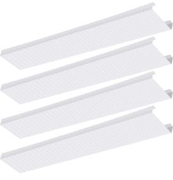 4 Pcs 48 Inch Fluorescent Light Fixture Covers Replacement