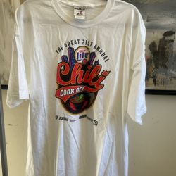 "The Great Miller Lite 21st Annual Chili Cook Off"  Vintage 2000 T-shirt-New XL