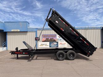 2027 MaxxD D9X 8x14 Drop Side Telescopic Dump Trailer 15k GVWR