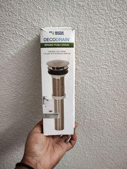 Brass Push Down Drain