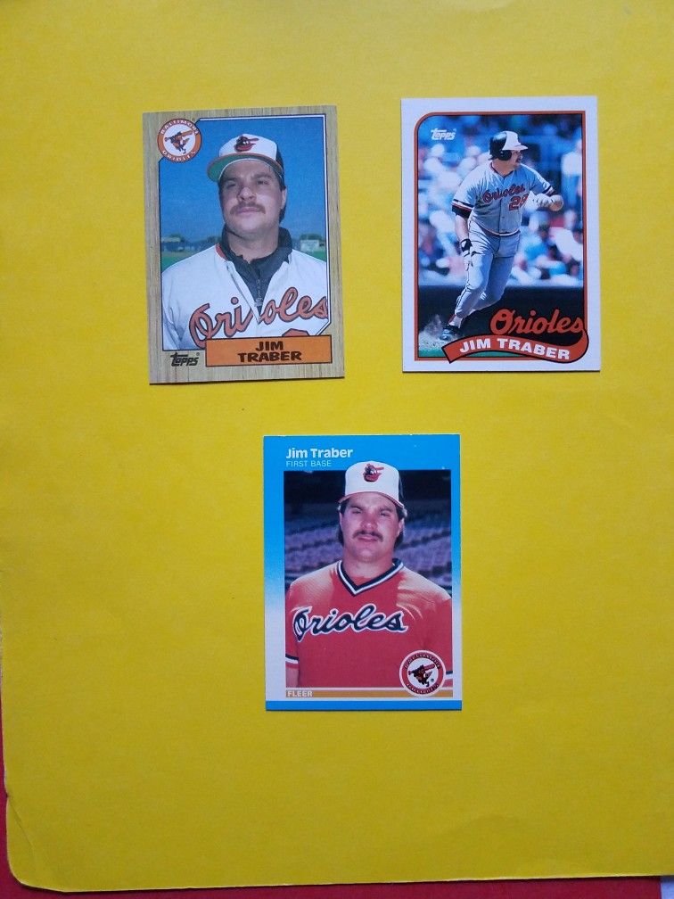 Jim Traber Baseball Card Collection