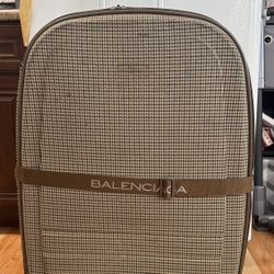 Balenciaga plaid Traveler Luggage Suitcase