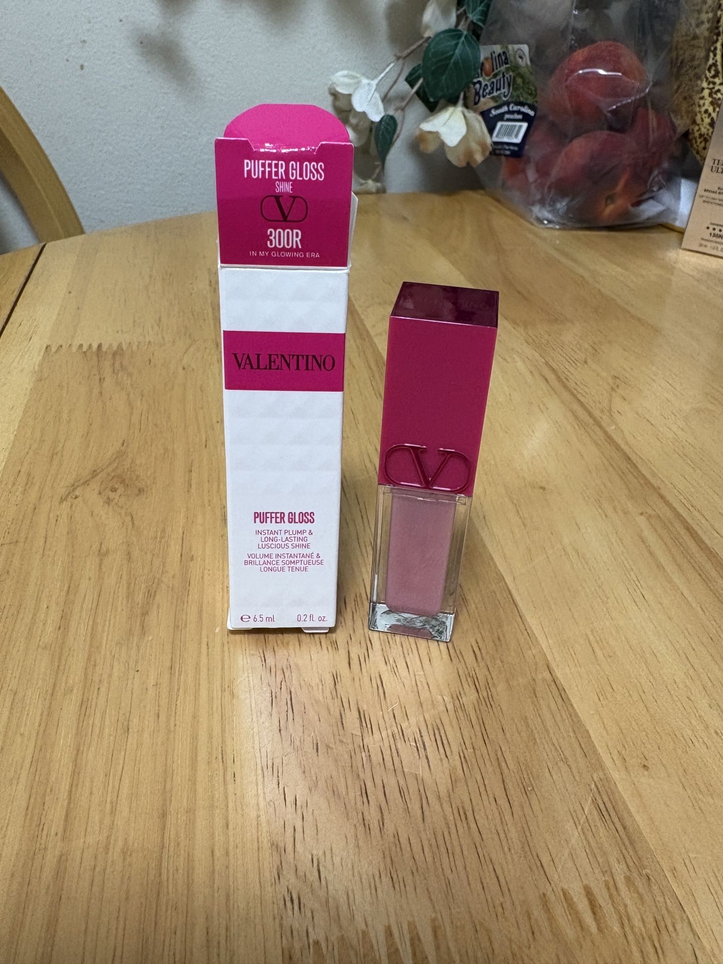 Valentino Puffer Gloss, 300R In My Glowing Era, Plump & Shine NEW Authentic BNIB
