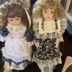 Porcelain dolls, approximately 50 of them $50 takes off