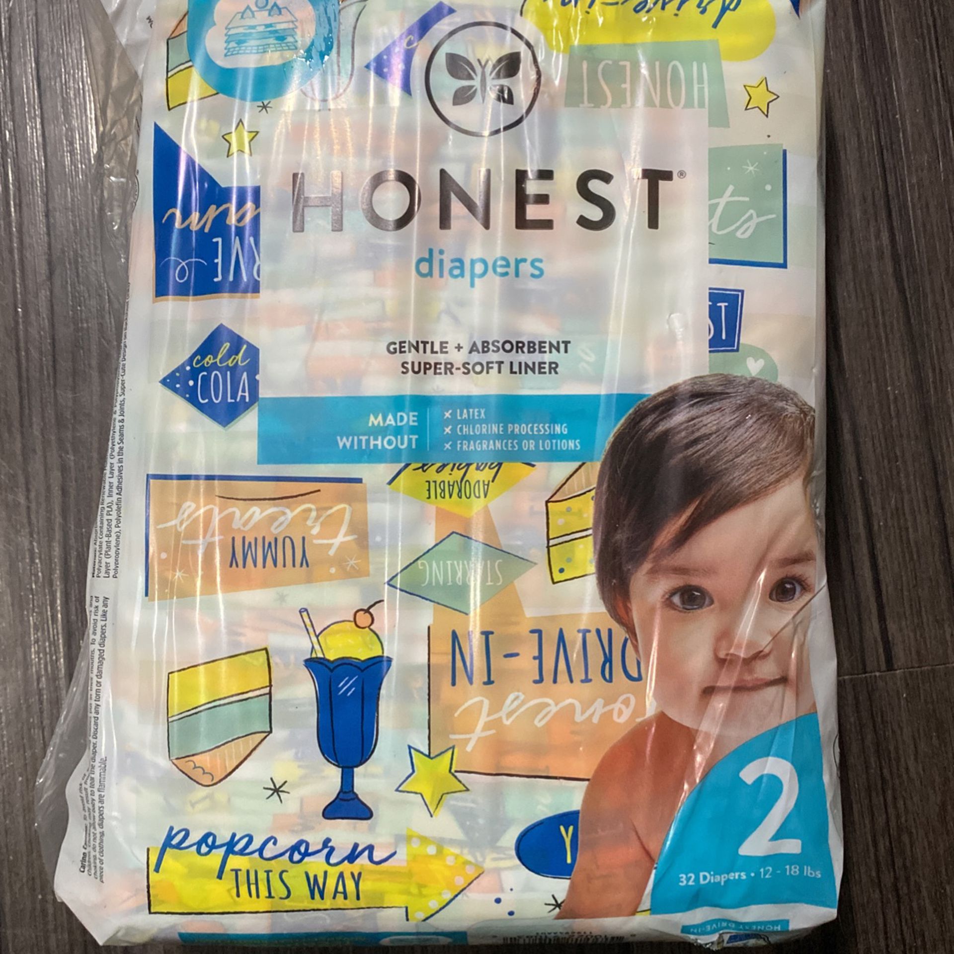 Honest Diapers Size 2  *still Available *