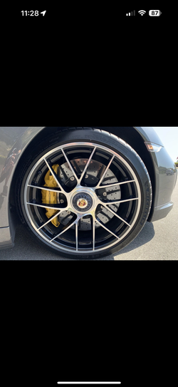 OEM 20" PORSCHE 991.2 TURBO S Centerlock Wheels Tires 991 Genuine  Pirelli