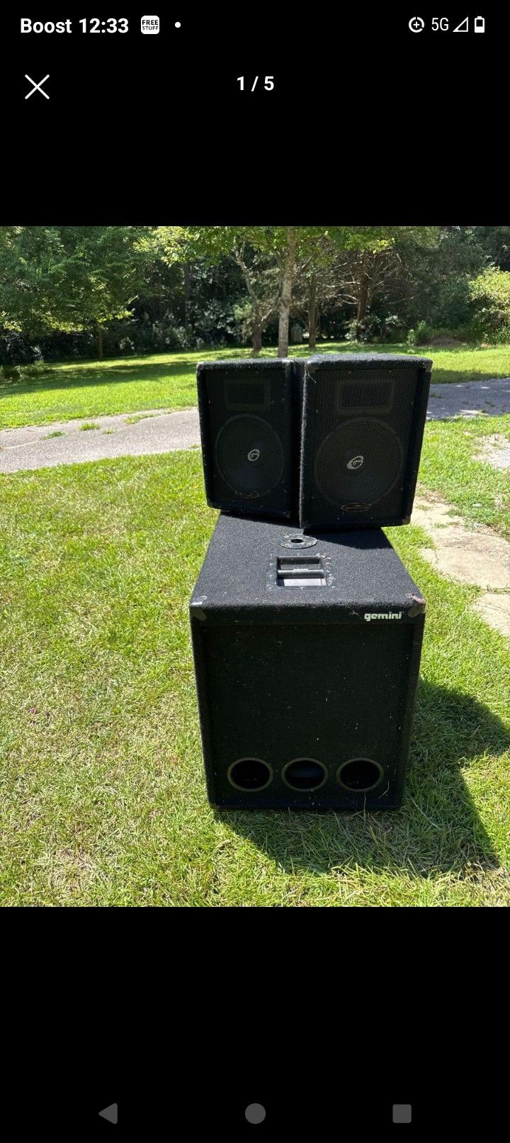 Gemini Speakers + Amps