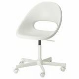 Swivel chair, white/black