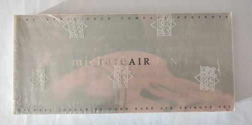 This is an original factory sealed boxed set vintage 1994 Upper Deck Michael Jordan Rare Air Tribute Set. 