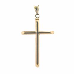 Men’s or Women’s 14k Yellow Gold 1.75” Inch Cross Pendant for Necklace GP3135431