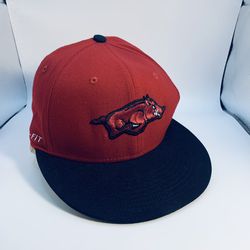 Nike Drifit Red Razorback Cap One size