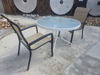 Outdoor Patio Table and 2 Chairs Set