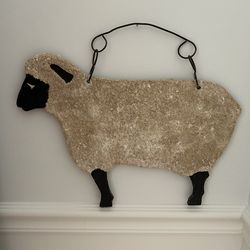 Vintage/Handmade Sheep 🐑 Wall Art!