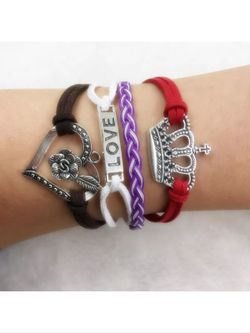 Leather style bracelet
