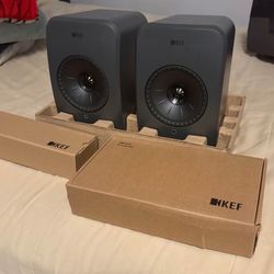 KEF LSX II LT Wireless HiFi Monitor Speakers | Premium Bookshelf System | Uni-Q Driver | High-Resolution Audio