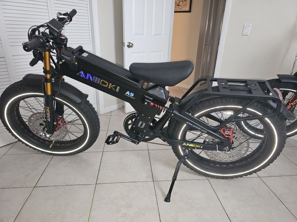 Aniioki A9 52v 60Ah Dual Motor 4800w Ebike(UL 2849 Certified)