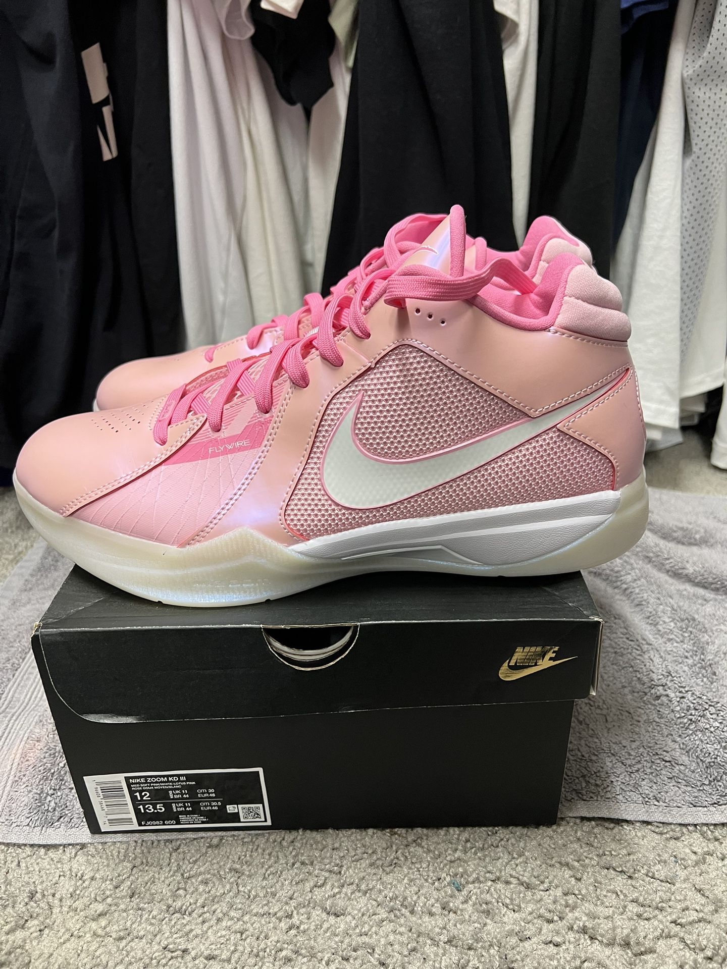 Nike Zoom KD III “Aunt Pearl” Size 12