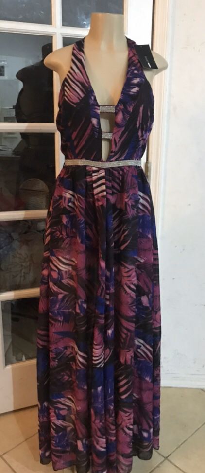 NWT Purple and Pink Dress size medium