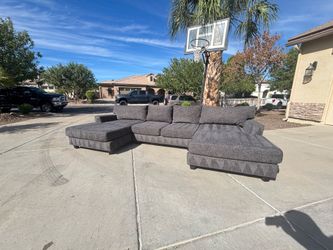 Gray Sectional Couch - Free Delivery