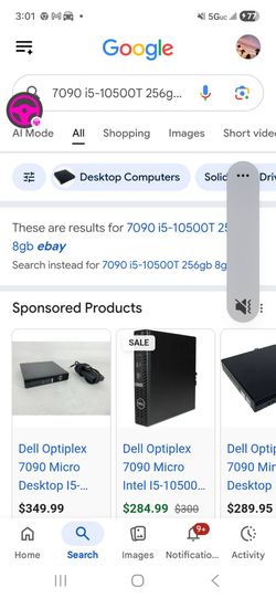Dell 7090 MicroPC | i5-10500T | 8Gb | 250SSD | WiFi | 11Pro | BiosAtMaxPerformance -Bootable w/USB.