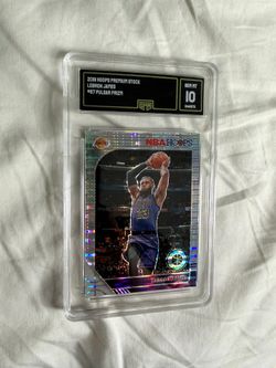 LeBron James sports card graded