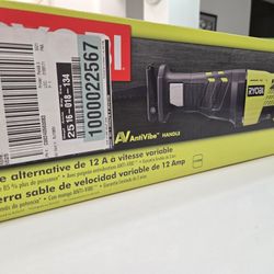 Ryobi 12 Amp Variable Speed Saw (Brand New, Never Used)