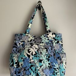 Vera Bradley Large Travel Tote Diaper Bag Purse 