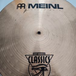 Meinl 20" Cast Bronze Flat Cymbal