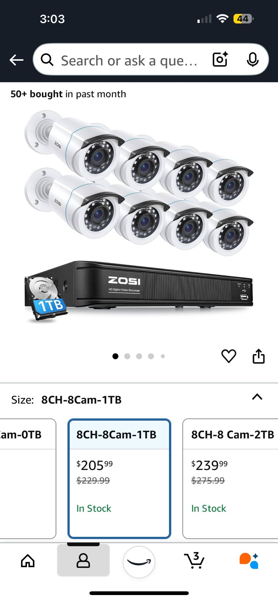 New In Box Security System