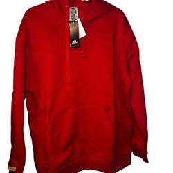 New Adidas Womans Red Hoodie Size 2xl