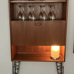Teak Bar Cabinet 