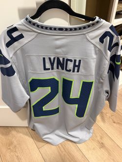Marshawn Lynch Wolf Grey Jersey