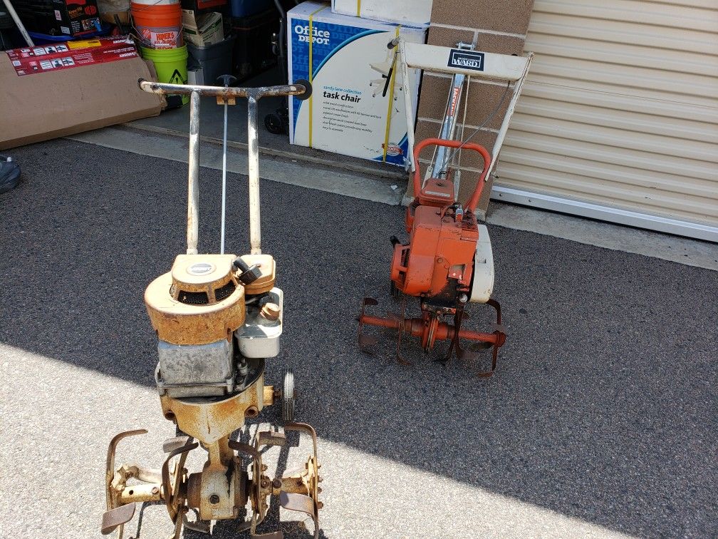 2 Medium Rotor Tillers 3 hp
