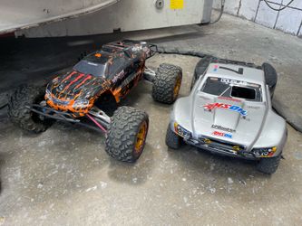 Traxxas Revo and Slayer converted to Electric